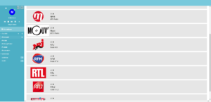 La radio sur l'interface de tch@t EntreNous IRC