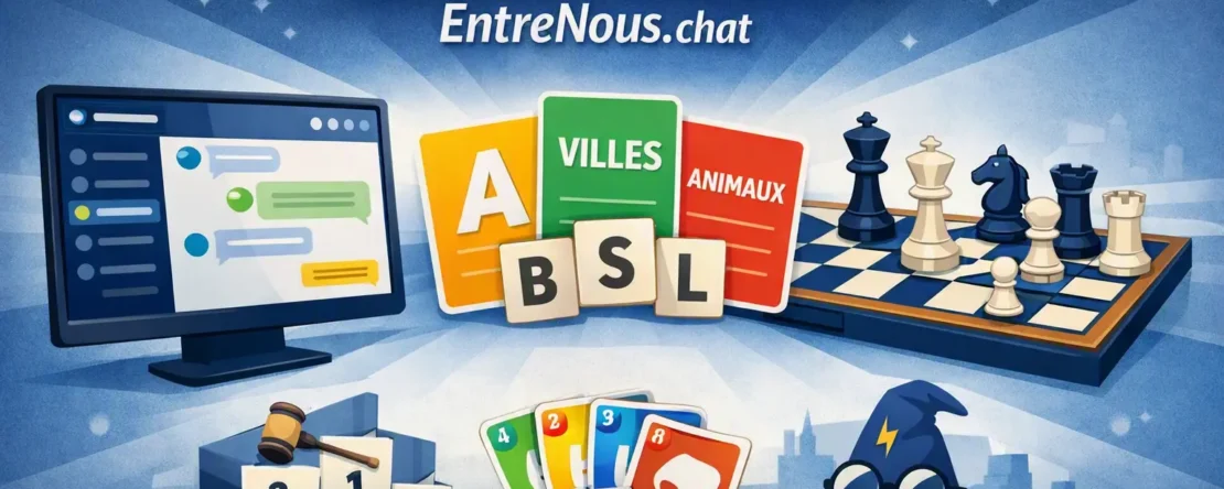 Nouveautés 2026: jeux, webchat.