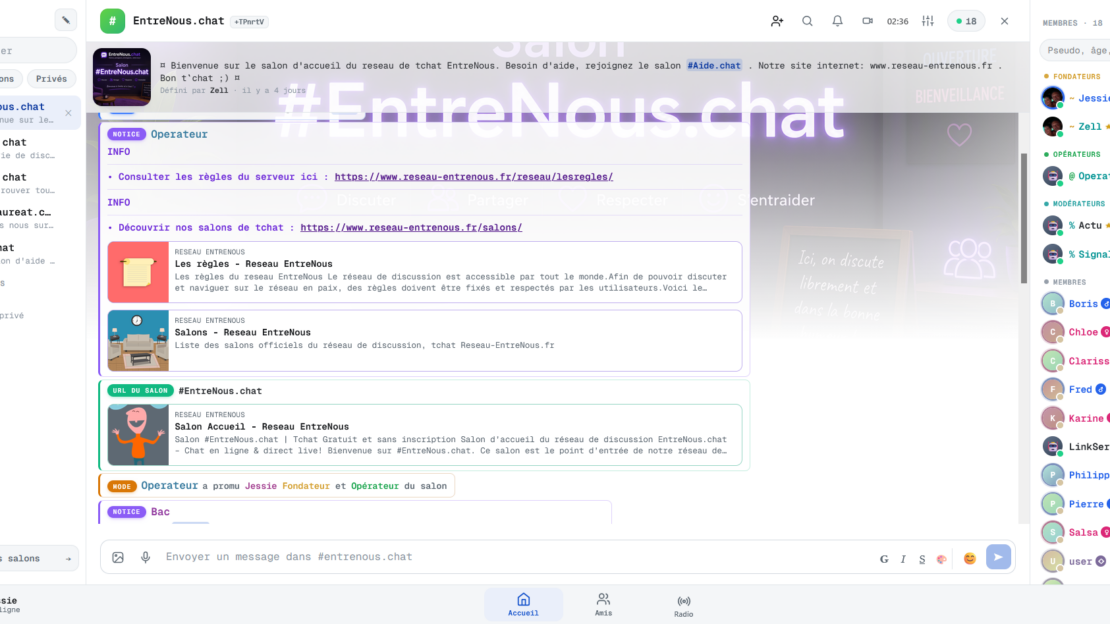 Nouveau webchat